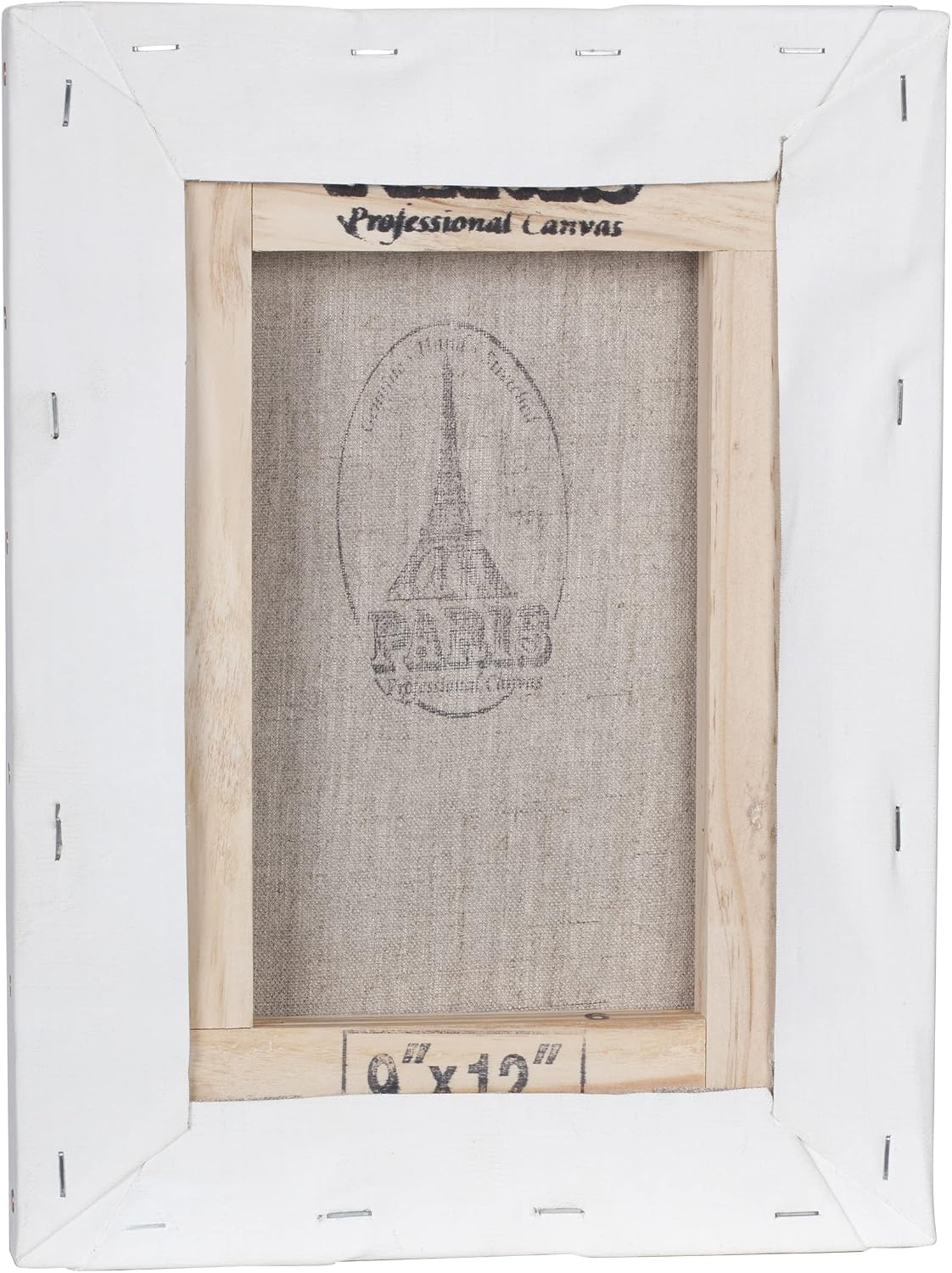 Creative Mark Paris Oil Primed Artists' Ultimate Stretched Linen Canvas - Premium Heavy Duty European Style Linen Canvas 3-Packs for Professional Artists, Oils, Archival Work & More! - 12x16