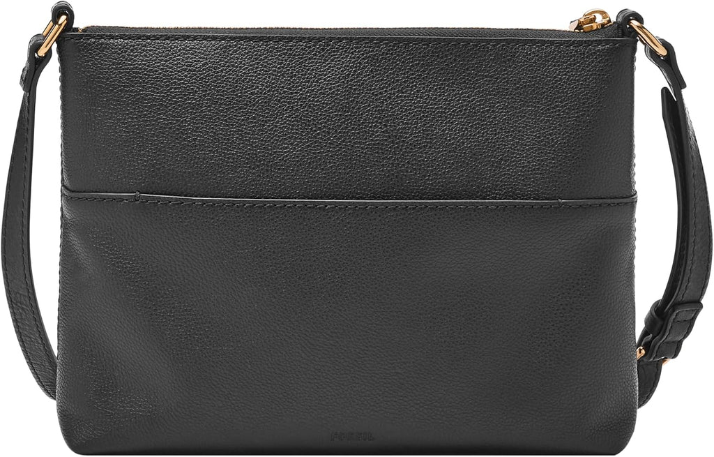 Fossil Women's Harper Leather Small Flap Crossbody Purse Handbag for Women