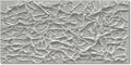 NANKAI Art Hand Painted Thick Texture White Minimalist Oil Painting, 24x48 inch, Abstract, Office Wall Decor