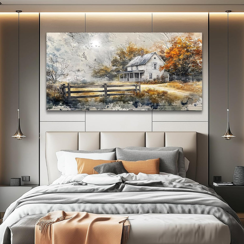 KELIYUAN Wall Decor Large Canvas Painting Wall Art For Bedroom Living Room Decoration Abstract Ink Landscape Painting Art Print Picture Room For office Farmhouse Home Decor Home Aesthetics 30x60 In