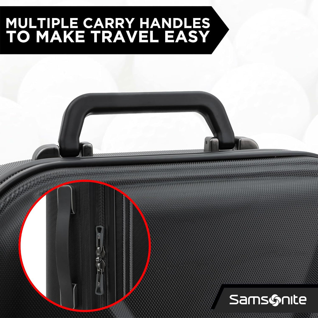 Samsonite Tour Premier Golf Hard Case Golf Travel Bag, Lightweight & Durable ABS Shell, 360 Degree Multi-Directional 'Shark Wheels'