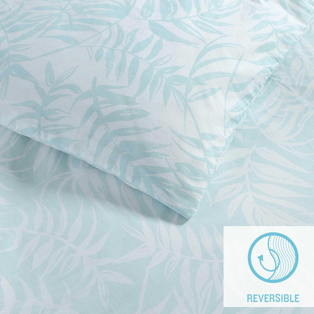 Tommy Bahama - King Comforter Set, Breathable Bedding with Matching Shams, Luxuriously Soft Bedding Set, Oeko-Tex Certified (Art of Palms Blue, King)