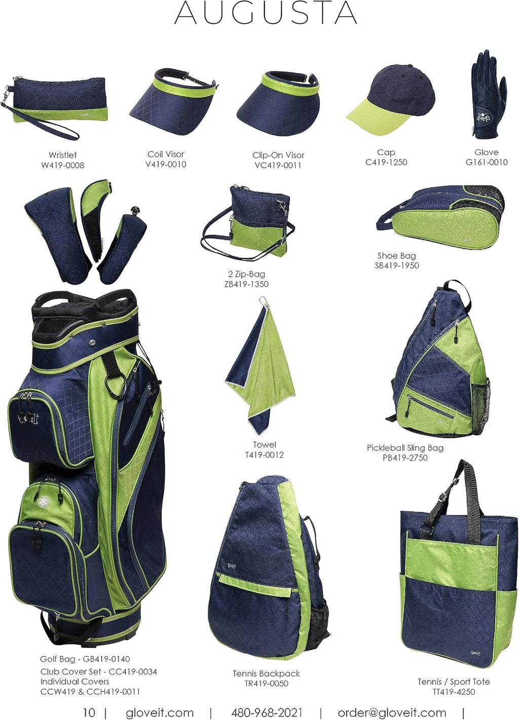Glove It Women's Golf Bag, Lightweight Golf Cart Bag for Ladies