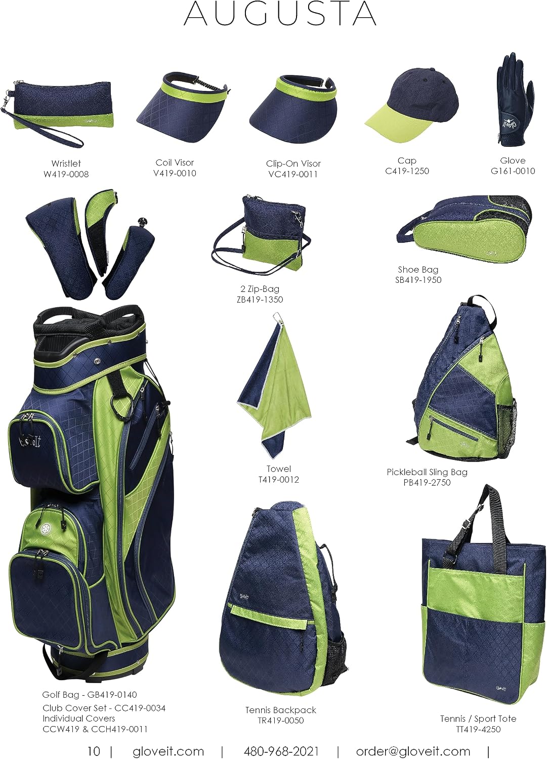 Glove It Women's Golf Bag, Lightweight Golf Cart Bag for Ladies