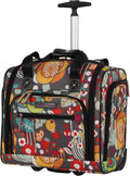 Lily Bloom Designer 15 Inch Carry On - Weekender Overnight Business Travel Luggage - Lightweight 2- Rolling Wheels Suitcase - Under Seat Rolling Bag for Women (Bliss)