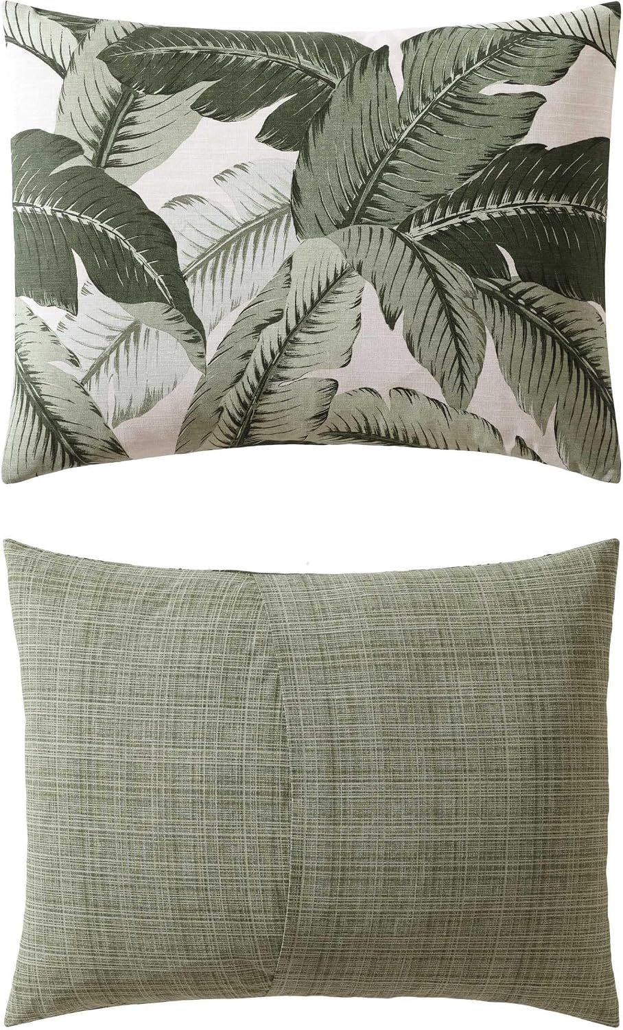 Tommy Bahama - King Comforter Set, Super Soft Cotton Bedding with Matching Sham(s), Super Soft, Oeko-Tex Certified (Vintage Palms Green, King)
