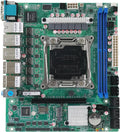 C612 NAS Motherboard Slot 10xSATA 1*M.2_ NVME PCIE ×1 LGA2011-3 for NAS Router Sever 6x2.5GbE I226 DDR4 RAM Memory