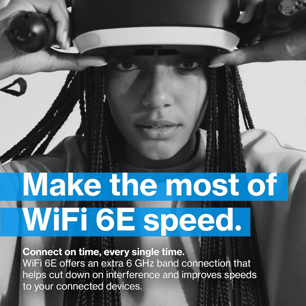 Linksys Velop Pro 6E WiFi Mesh System | One Cognitive Mesh Tri-Band router with 5.4 Gbps (AXE5400) Speed | Coverage up to 3,000 sq ft | Connect 200+ Devices | 1Pk MXEC621 | 2023 Release (Renewed)