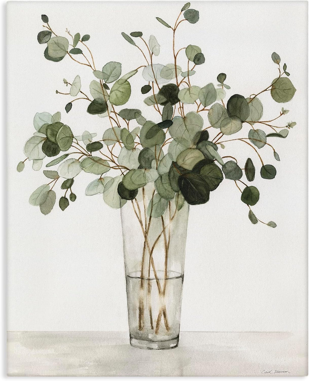 Stupell Industries Eucalyptus Herbs in Glass Canvas Wall Art Design by Carol Robinson, 36 x 48
