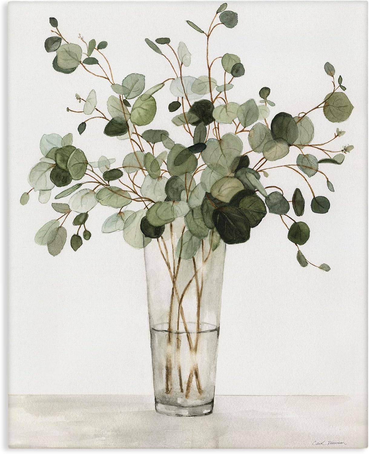 Stupell Industries Eucalyptus Herbs in Glass Canvas Wall Art Design by Carol Robinson, 36 x 48