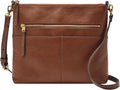 Fossil Women's Harper Leather Small Flap Crossbody Purse Handbag for Women