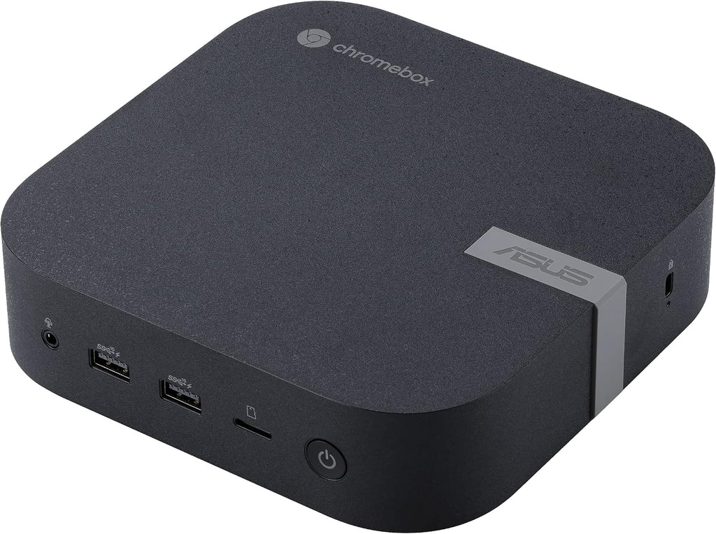 ASUS Chromebox 5 CHROMEBOX5-S7057UNENT Chromebox - Intel Core i7 12th Gen i7-1260P - 16 GB - 256 GB SSD - Mini PC - Eco Black - Intel Chip - ChromeOS - Intel UHD Graphics DDR5 SDRAM - IEEE 802.11ax -