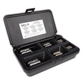 E-Z LOK Knife Threaded Insert for Hard Wood Assortment Kit with Drill and Drive Tool, Stainless Steel Thread Inserts 6-32 to 3/8-16, 60 Pieces