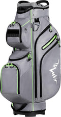 uniHimal Golf Cart Bag, 15 Way Organizer Divider Top with Handles and Rain Cover