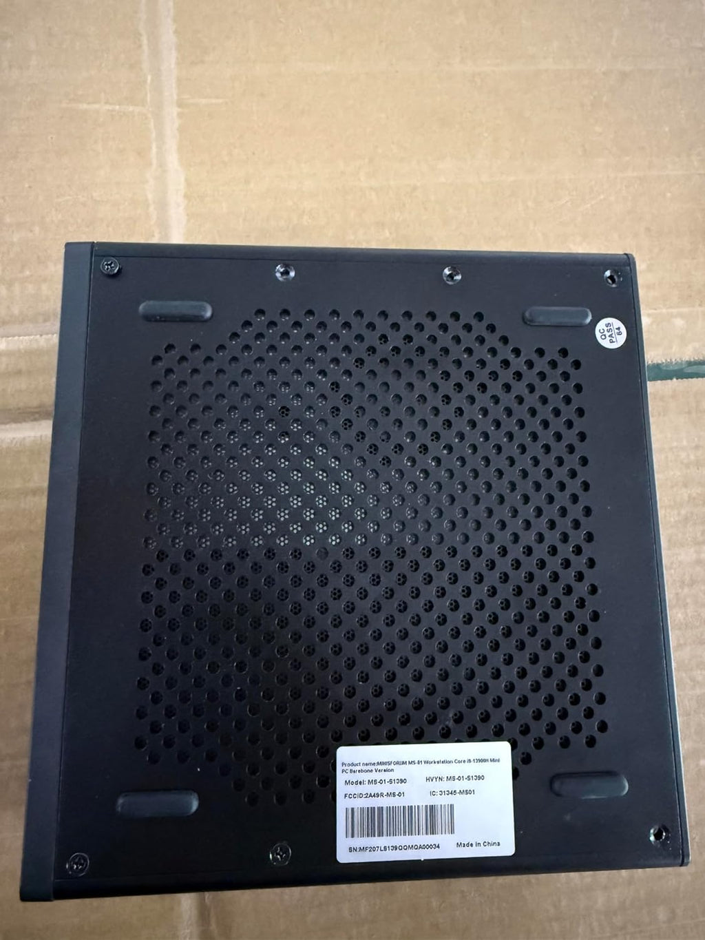 MINISFORUM MS-01 Mini Workstation Core i9-13900H Barebone Version Mini PC, HDMI + 2xUSB4 8K Display, 2x10G SFP+ Port, 2x2.5G LAN Port, Support M.2 2280/22110/U.2 SSD/RTX 3050 Graphics Cards