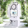 Video Audio Guest Book Wedding Phone, Video Audio Phone Guestbook, with MP4 & Audio Features, 5-7 Hours Usage, 5000mAh Battery,White