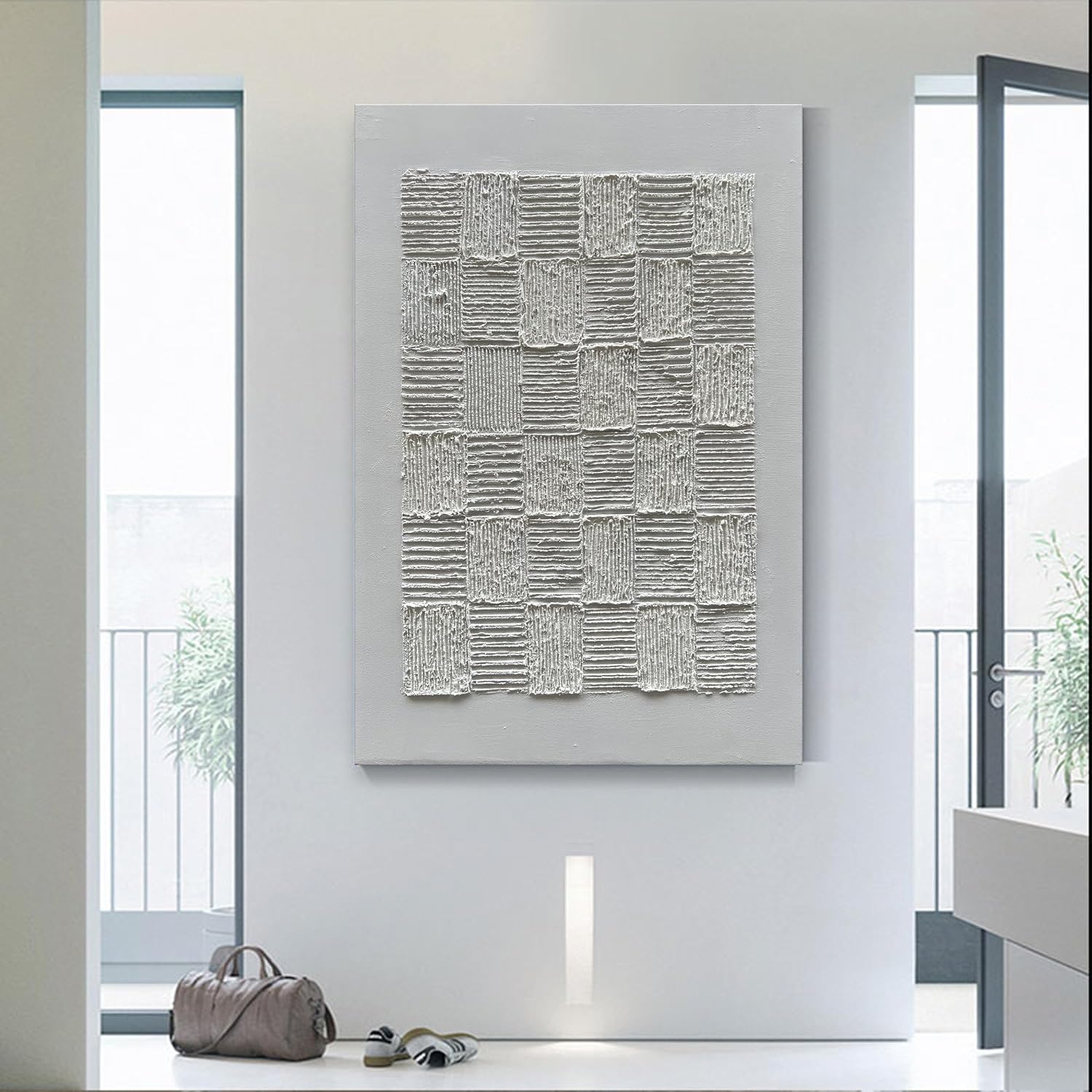 NANKAI Art Hand-Painted Abstract Art Oil Painting Contemporary Minimalist Home Wall Decoration 45x30 inch