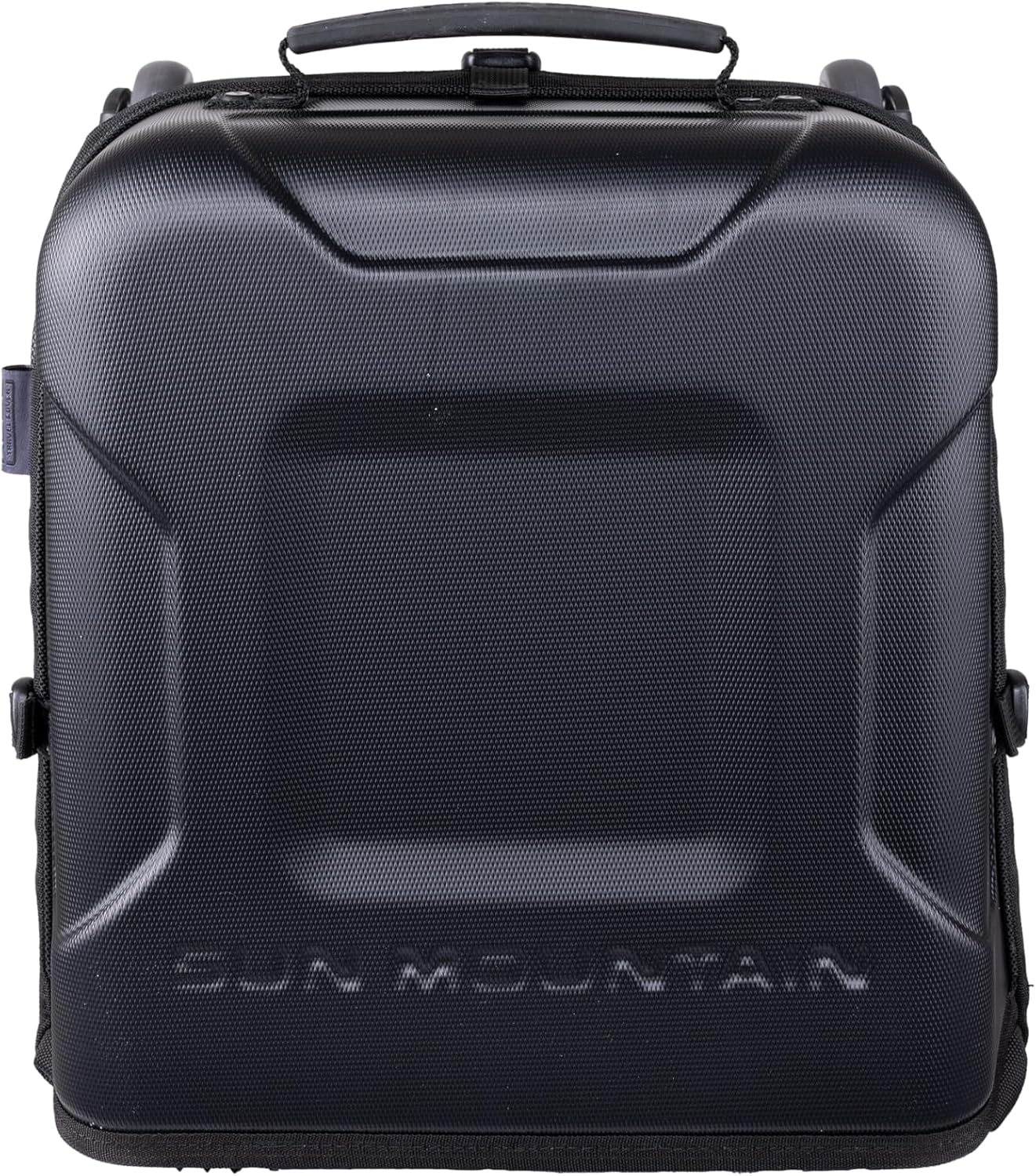 Sun Mountain Kube Golf Travel Bag, 2-Wheel Rolling System-Compact Storage Case, Black Black