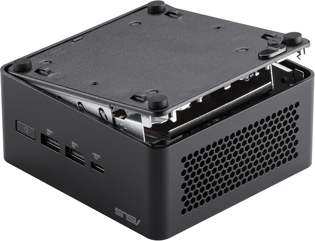 ASUS NUC 14 Pro Slim Barebone with Intel 14th Gen Core 3 100U, Up to 96GB DDR5 RAM, Triple Storage Design, Thunderbolt™ 4, Wi-Fi 6E & Bluetooth 5.3, Toolless Chassis Access, with VESA Mount Included