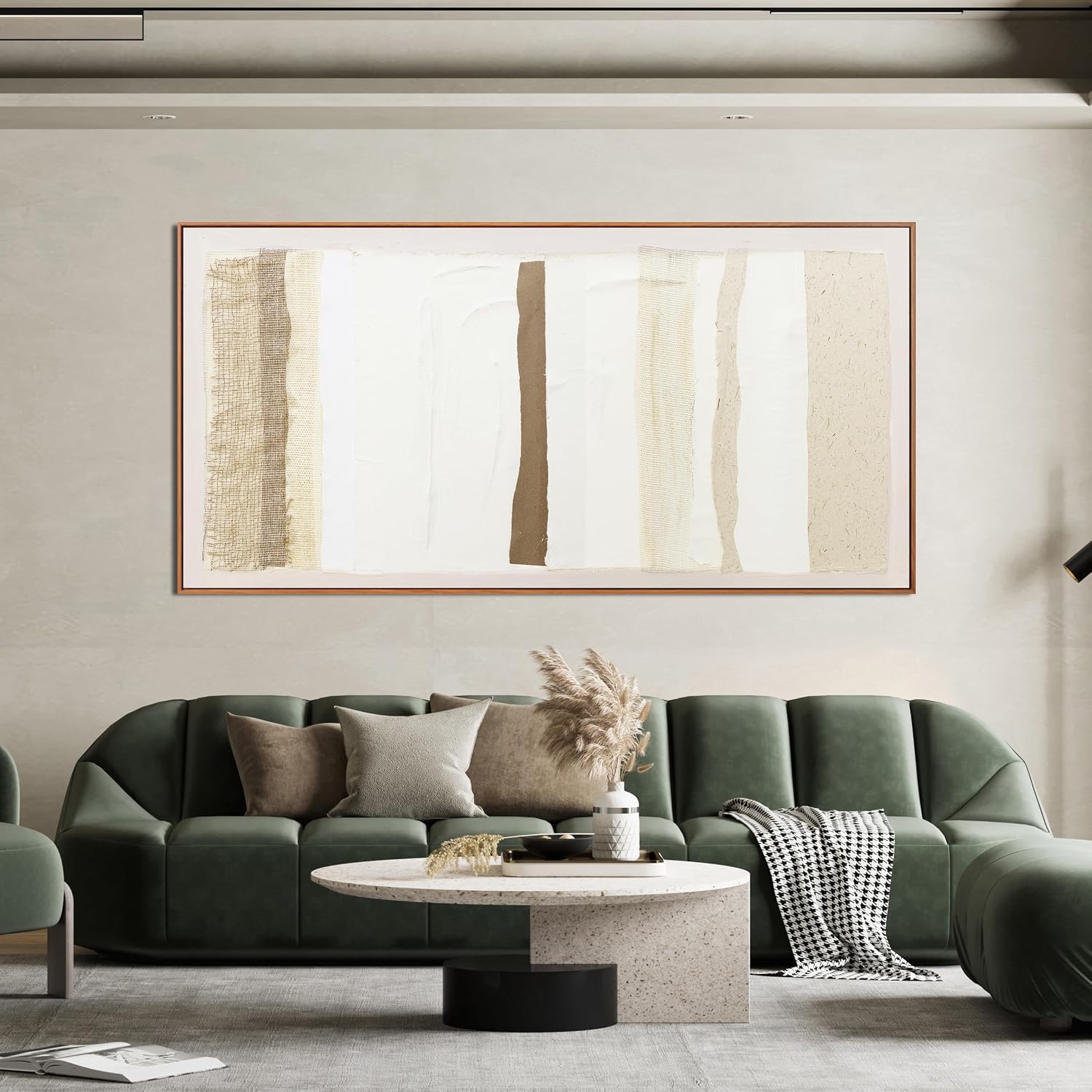 Abstract Canvas Wall Art Decor Wall Art Pictures for Living Room Large Framed Wall Art Prints Modern Boho Wall Art Decorations Canvas Art Wall Decor 29' X 58' Artwork for Walls Bedroom Office Decor