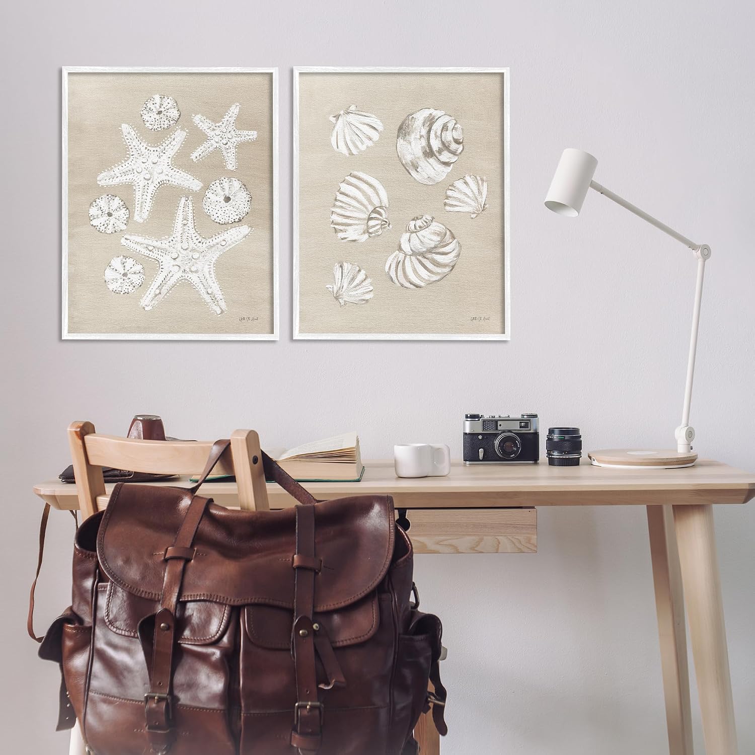 Stupell Industries '', 2pc Framed Giclee Art Set 2, White, 24 x 30 Inches, Easy to Hang and Sturdy, Made in USA, by Yvette St. Amant