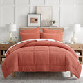 Levtex Home Mills Waffle Full/Queen Comforter Set (90x94in) with 2 Pillow Shams (26x20in) - Adobe - 100% Cotton Full/Queen Size Comforter Set - Soft, Pre-Washed