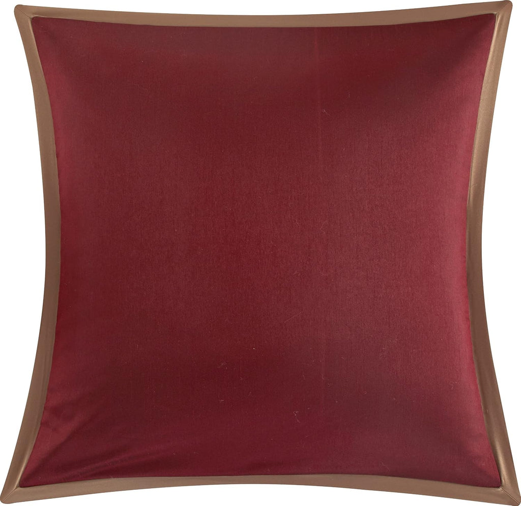 Stratford Park Burgundy California King Comforter Set, 10 Piece, Jacquard Home Decor, Premium Lightweight Microfiber, Bedskirt, Pillows & Shams