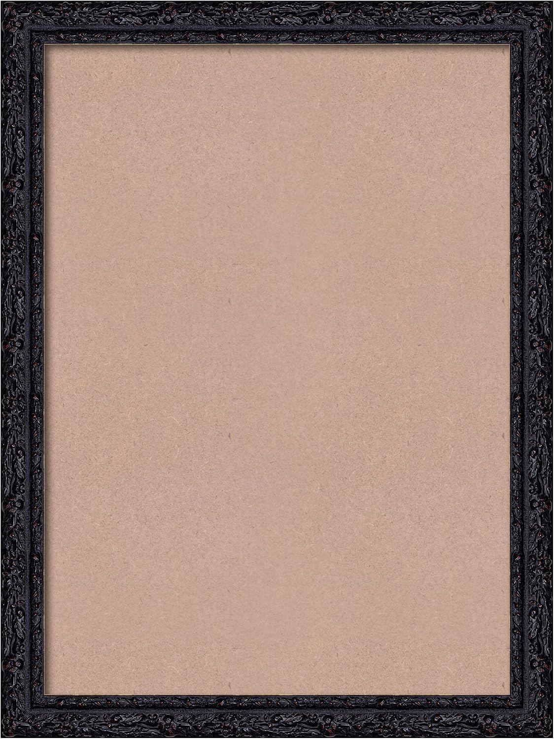 ArtXO Black 20'x28' Picture Frames: Wood Wall Hanging Frames Display 20 x 28 Pictures Poster, Vertical/Horizontal Frame with Glass and Back