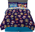 Franco Paw Patrol Kids Bedding Super Soft Comforter and Sheet Set with Sham, 7 Piece Queen Size, (Official Licensed Product)