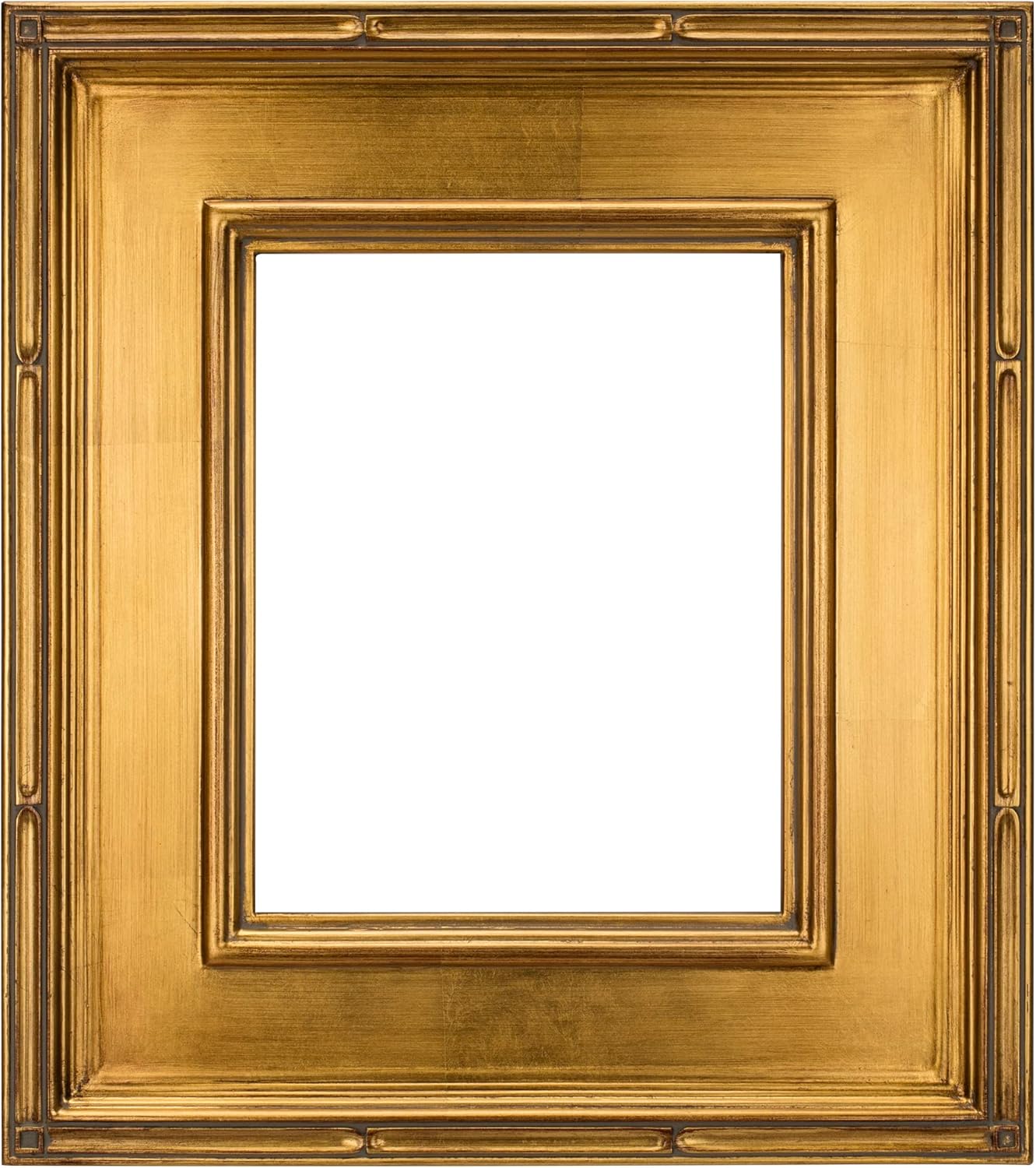 Creative Mark Gold Plein Aire Frames - 2 Pack, 18x24 Museum Quality Picture Frames for Photos, Artwork, Paintings - No Glass or Backing