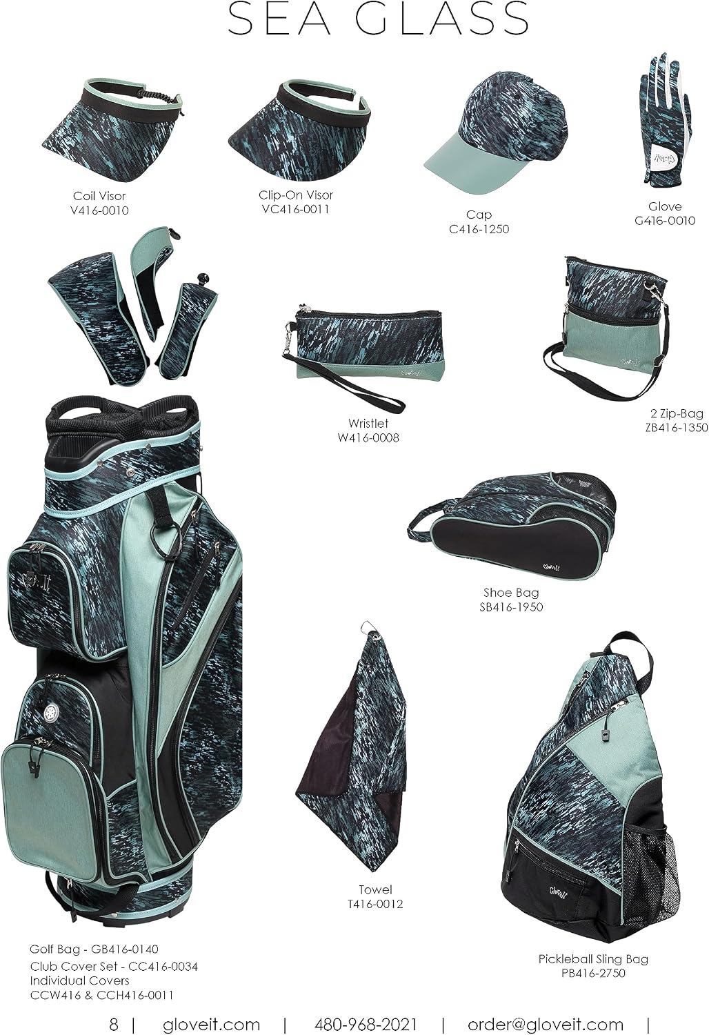Glove It Women's Golf Bag, Lightweight Golf Cart Bag for Ladies