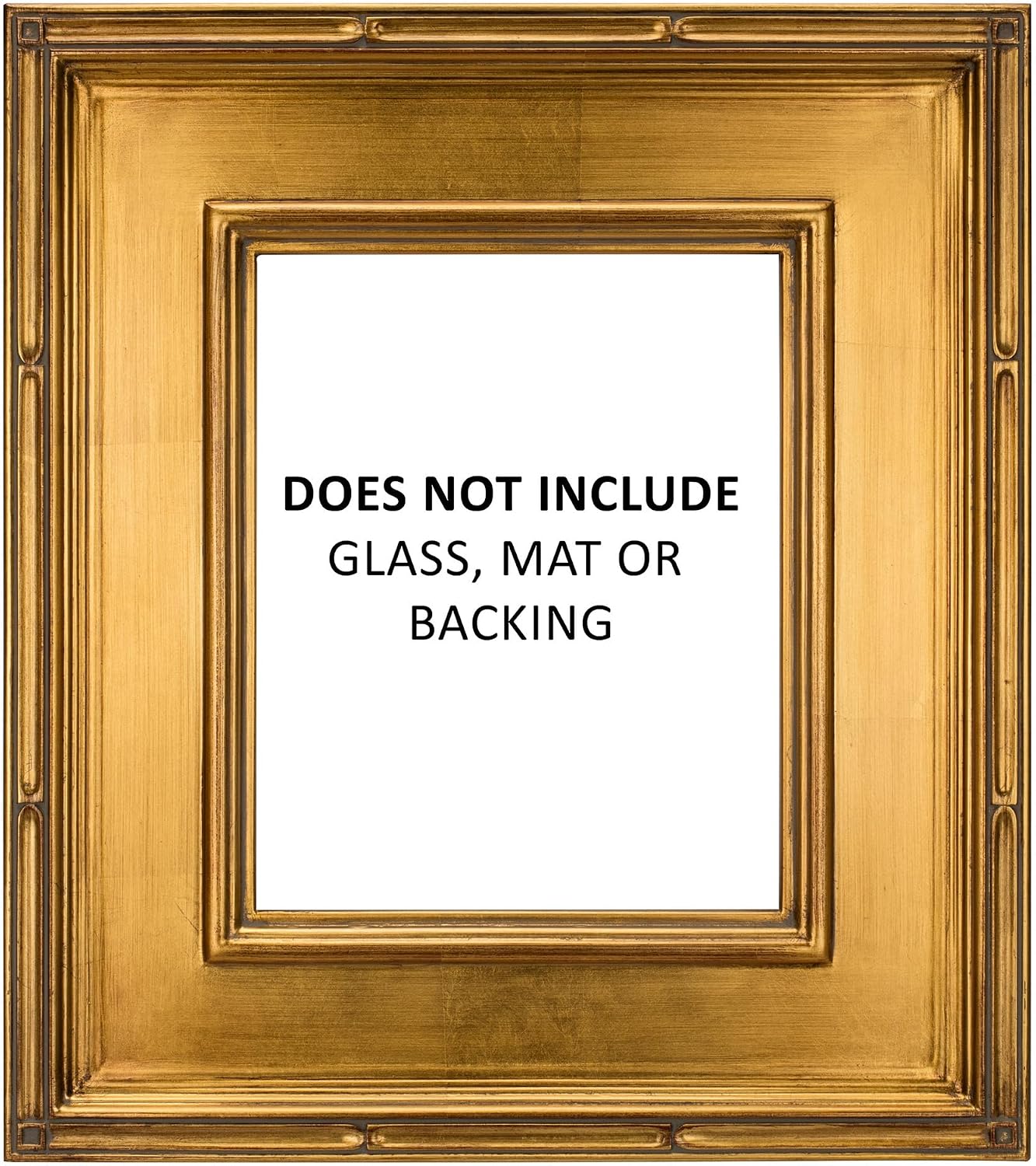 Creative Mark Museum Plein Aire Ornate Picture Frame - 24x24 - Gold Leaf - Pack of 2, High-End Antique Style Frames - Open Back with No Glass or Backing
