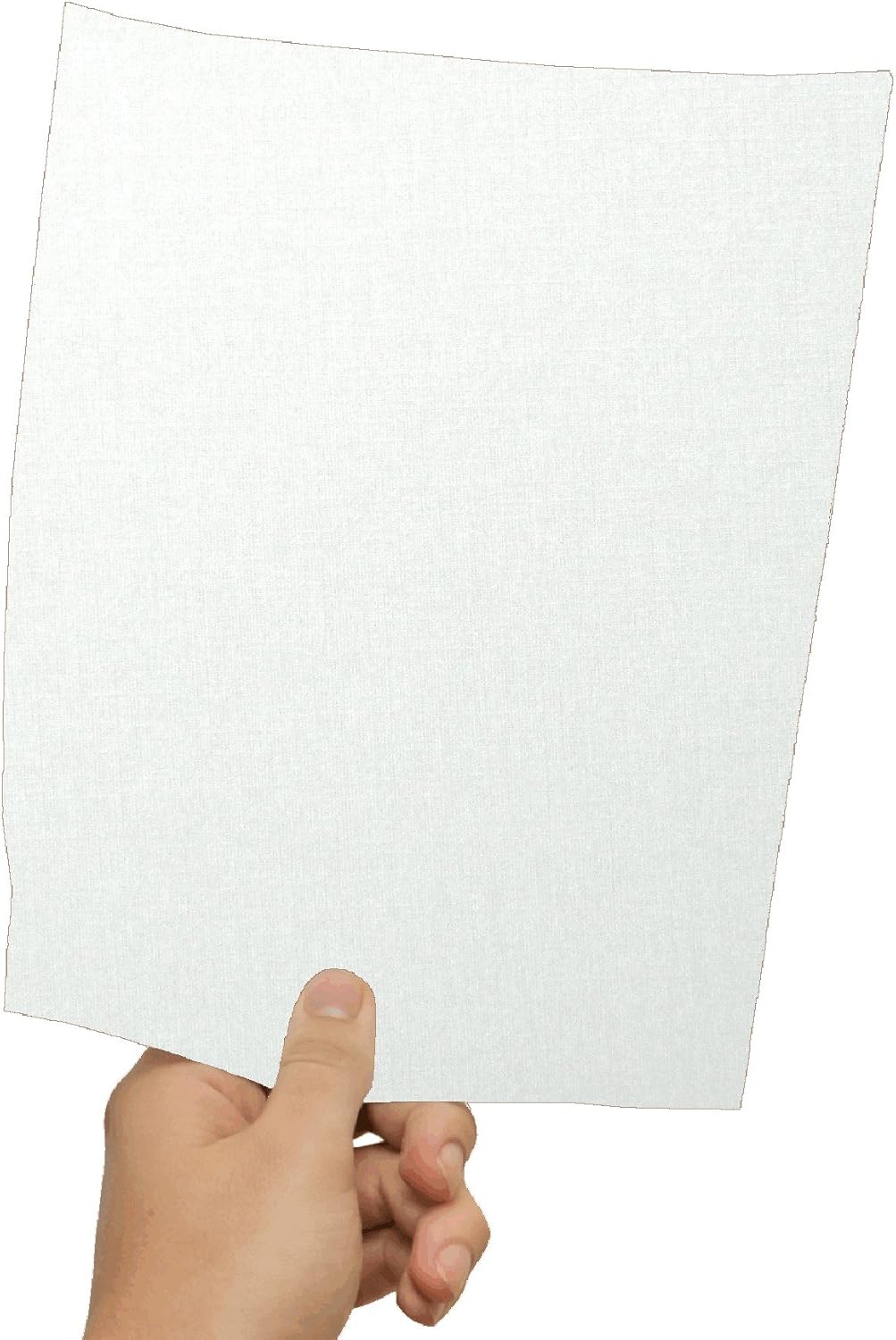 350 Bright White Linen 80# Cover Paper Sheets - 8.5' X 11' (8.5X11 Inches) Standard Letter|Flyer Size - 80 lb/pound Card Weight - Fine Linen Textured Finish - Quality Cardstock