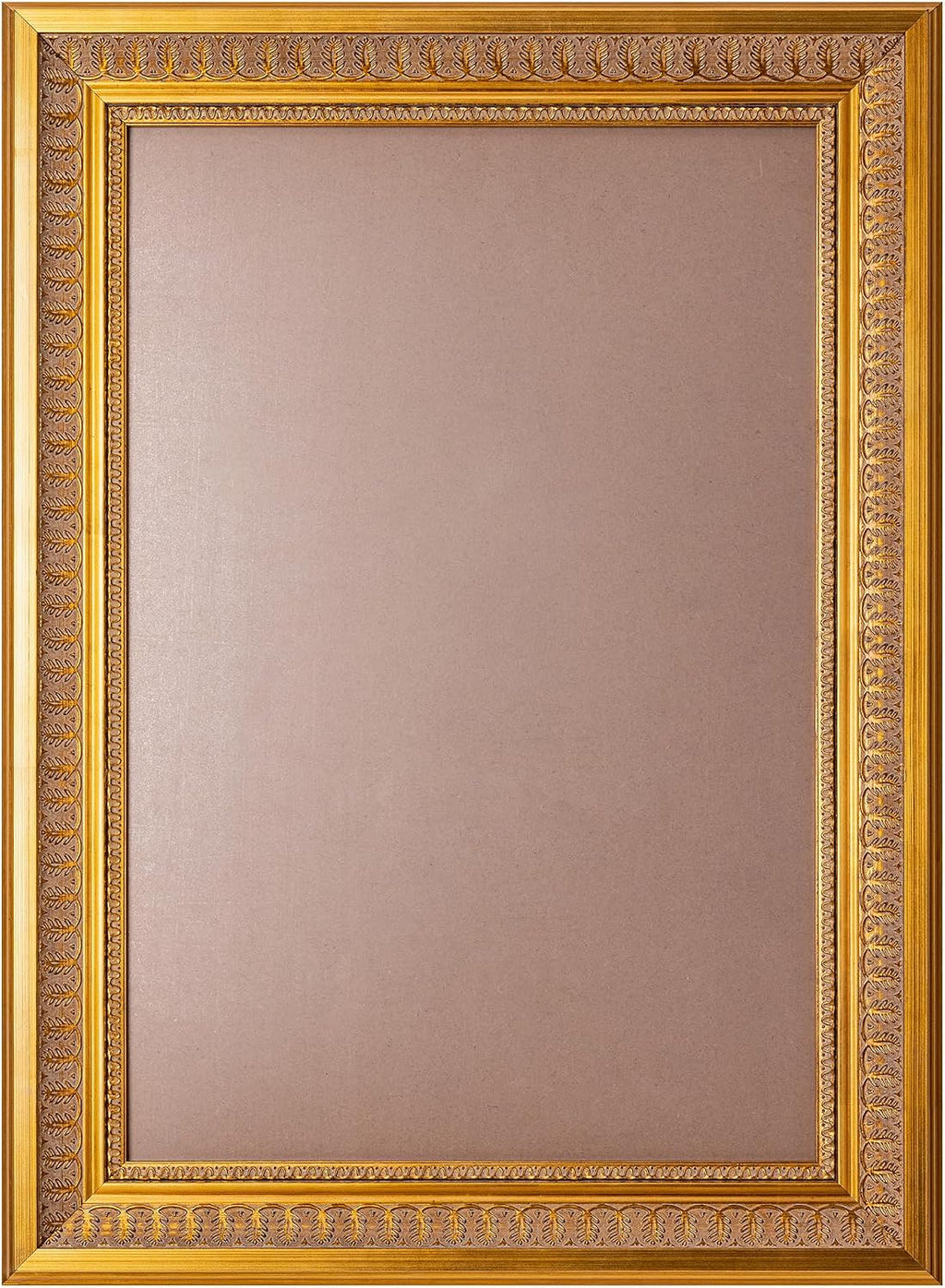 ArtXO 16x24 Gold Picture Frames Vintage with Shatter Resistant Plexiglass - Ornate Photo Poster Wall Art Decor
