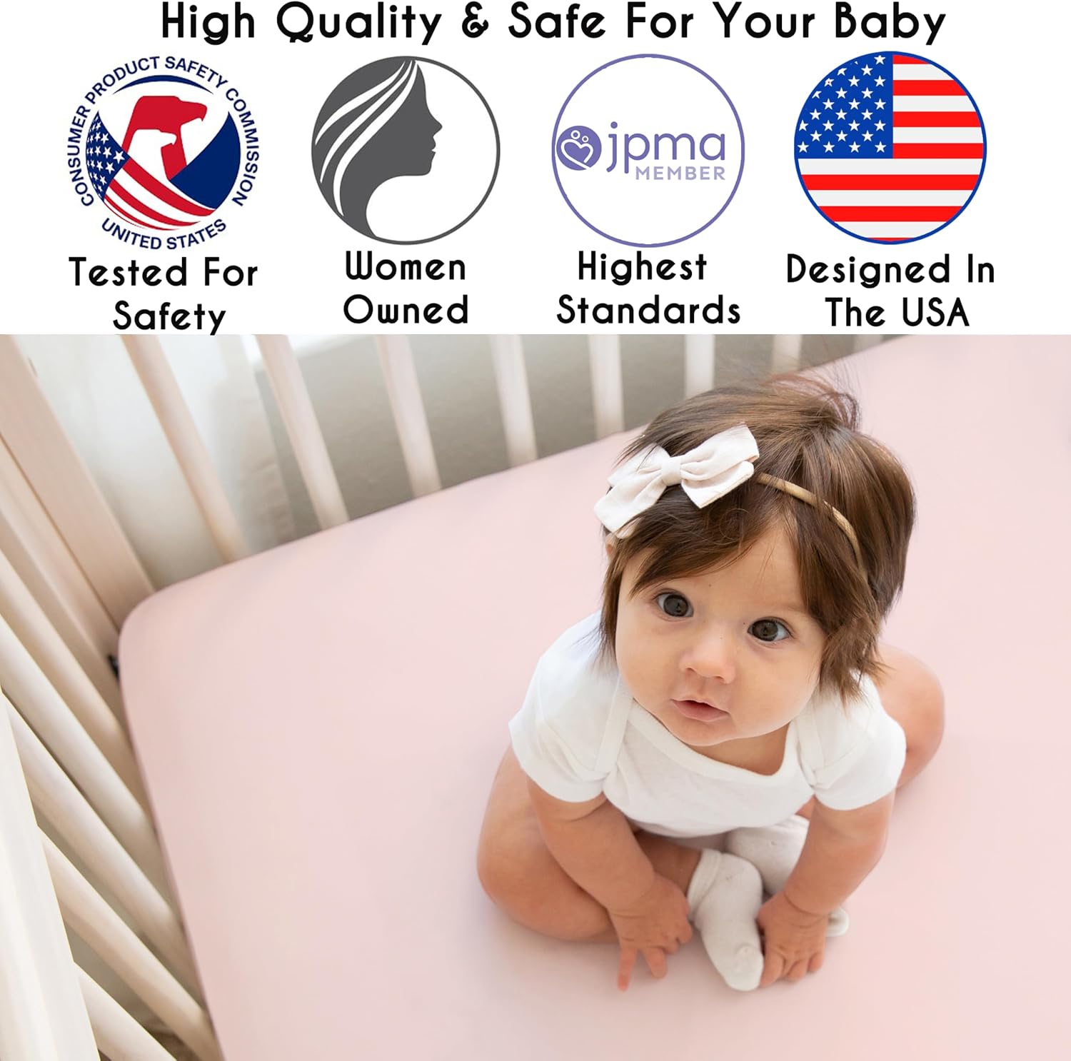 Sweet Jojo Designs 5-Piece Baby Crib Bedding Set (Boho Vintage Floral) for Girls, Infants/Nursery incl. Blanket, Fitted Sheet and Crib Skirt (Bohemian, Shabby Chic, Rose Flower, Farmhouse, Pink/Green)