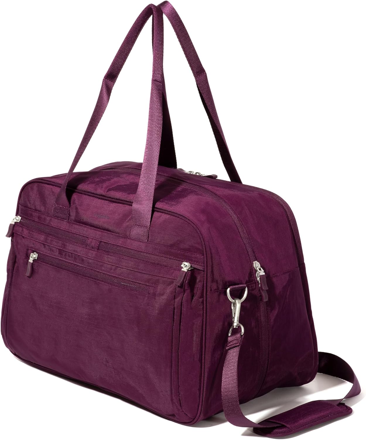 Baggallini Weekender Expandable Duffel - Lightweight 11x17 Inch Overnight Travel Bag
