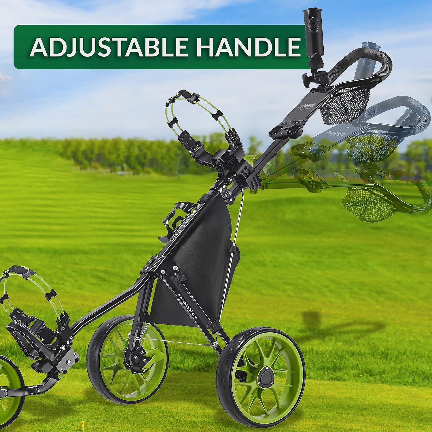 Caddytek Golf CaddyLite 11.5 V3 Superlite Deluxe Push Cart