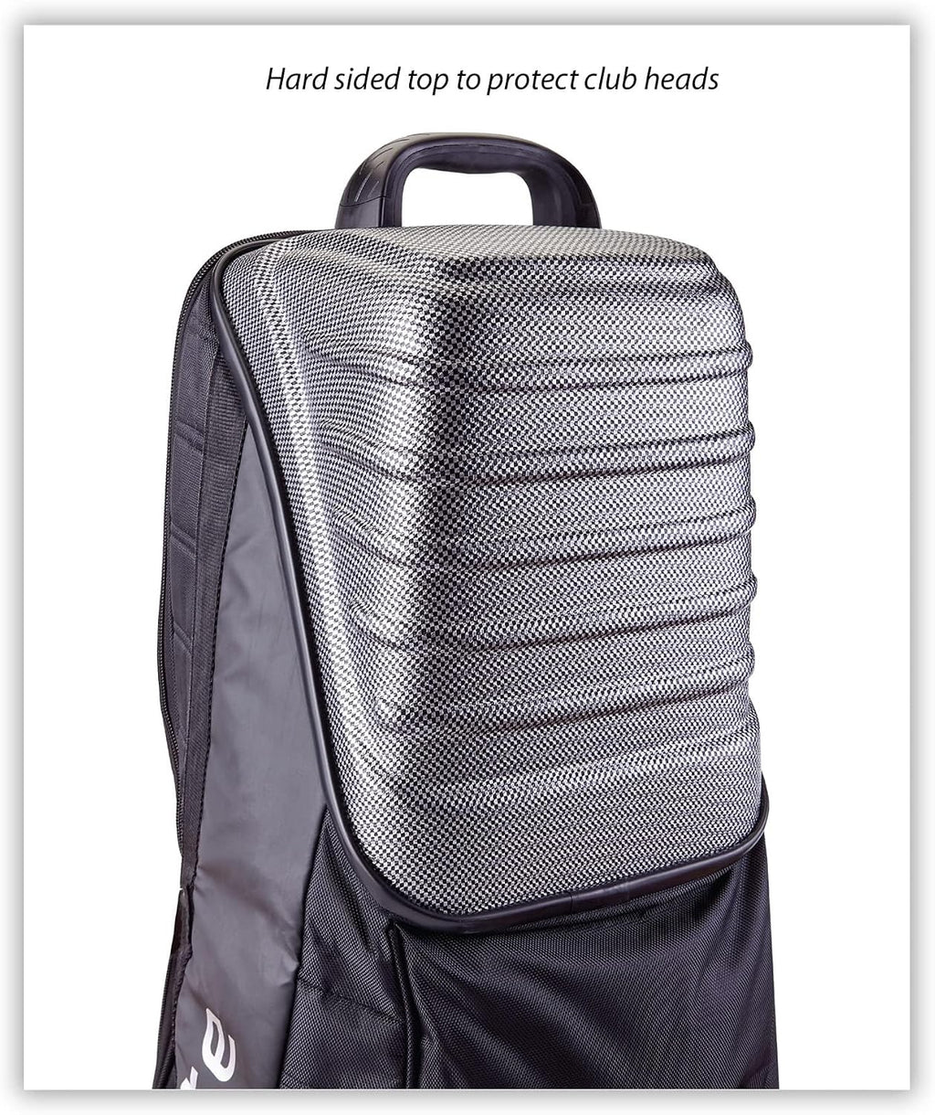 Samsonite 'The Protector Hardside and Softside Golf Travel Bag with Shark Wheels, Waterproof Exterior