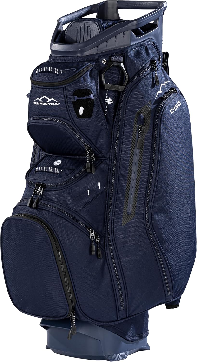 Sun Mountain Men's C130 Lightweight Cart Golf Bag, 14-Way Top, 2026 Model
