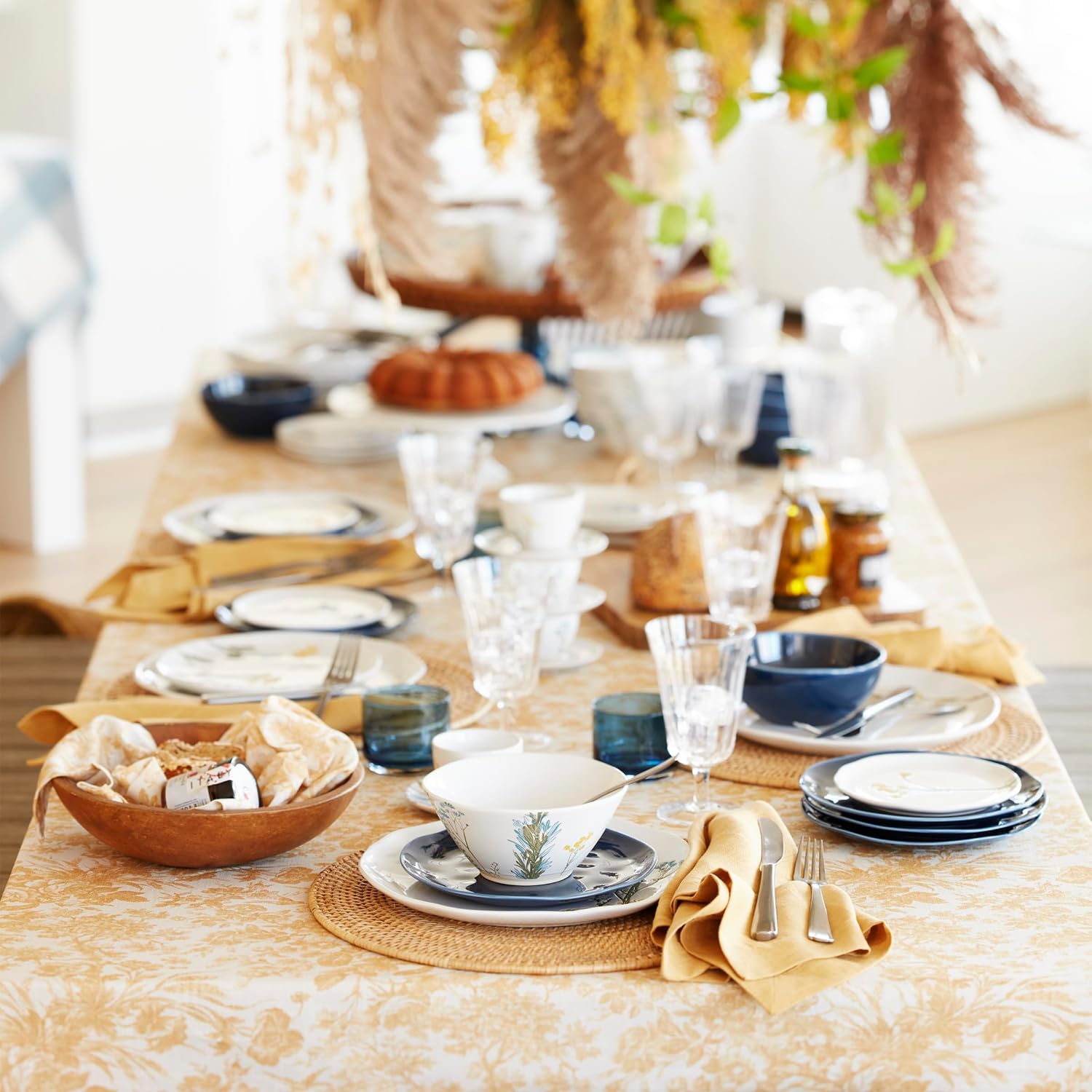 Lenox 896601 Wildflowers 12-Piece Dinnerware Set