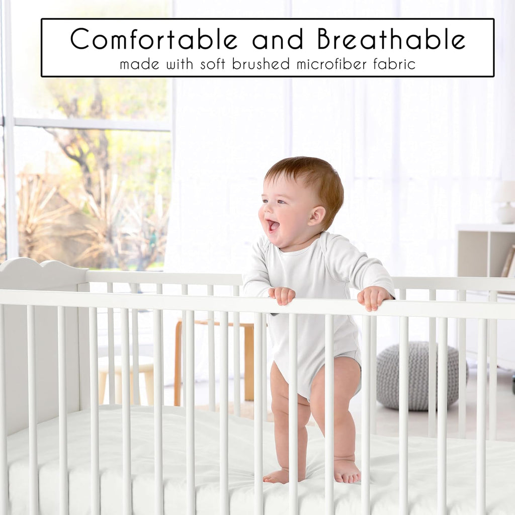 Sweet Jojo Designs 4-Piece Baby Crib Bedding Set (100% Cotton Ivory Boho) for Boys or Girls, Infants/Nursery incl. Blanket, Fitted Sheet, Skirt, Diaper Stacker (Neutral Bohemian, Farmhouse Minimalist)