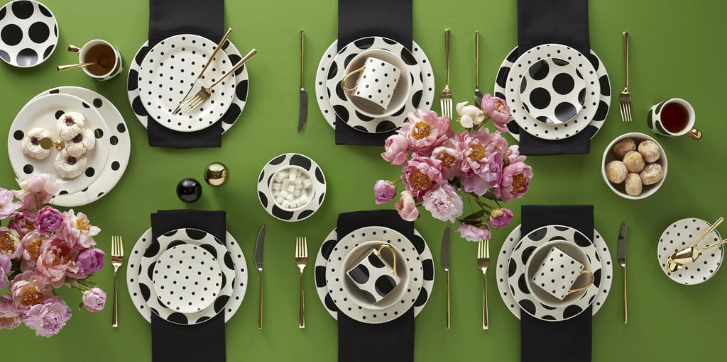 Kate Spade New York Dot 12-Piece Dinnerware Set, 19.84, White