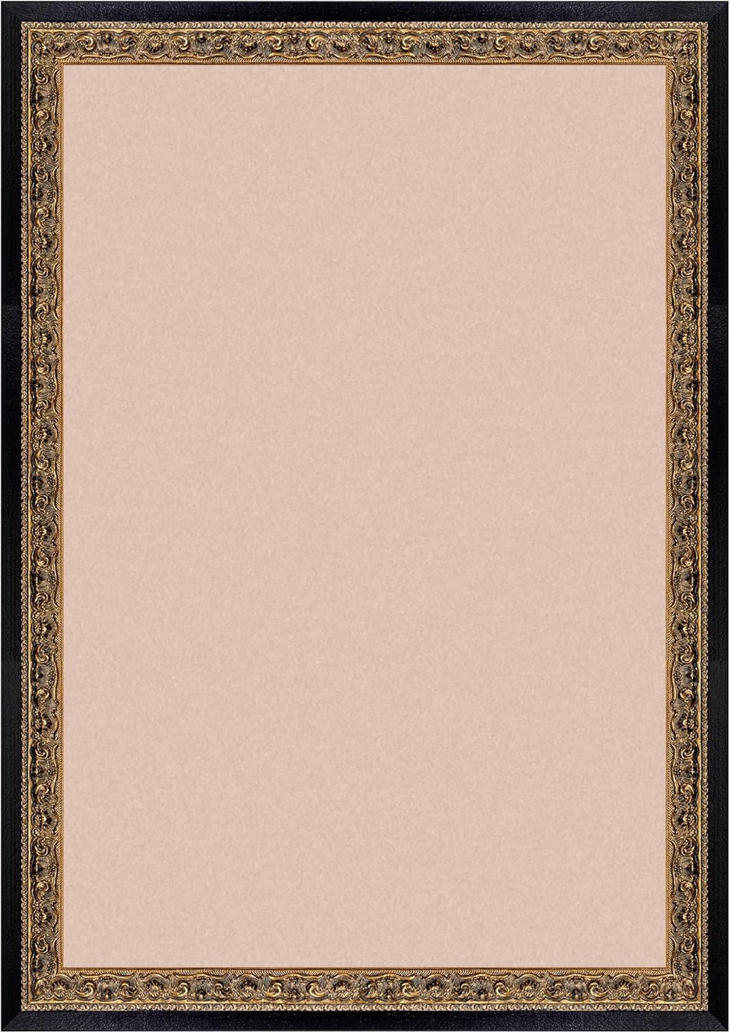 Black and Gold 24'x36' Picture Frame: Wooden Frames for 2ft by 3ft Pictures Artwork Vertical/Horizontal Display, Wall Hanging 36x24 Frame with Glass and Back