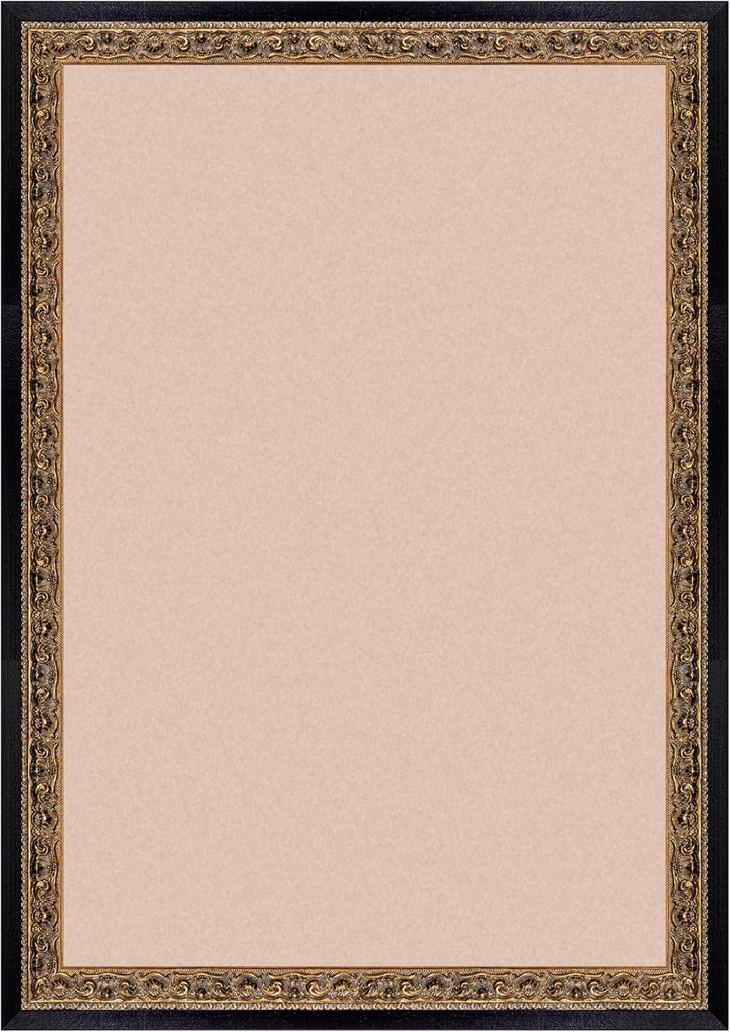 Black and Gold 24'x36' Picture Frame: Wooden Frames for 2ft by 3ft Pictures Artwork Vertical/Horizontal Display, Wall Hanging 36x24 Frame with Glass and Back