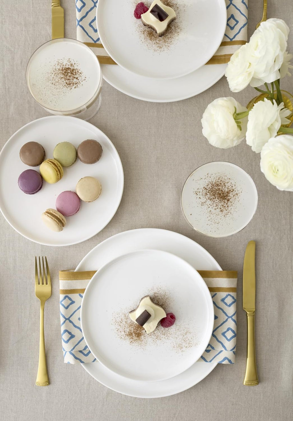 Lenox Dinnerware Sets, Modern White 24-Piece Dinnerware Set, Service For 8, Porcelain Material, Dishwasher Safe, Microwave Safe, Bowls, Plates And Bowls, Dinner Dishes, Plates Set (White, 24 Piece)