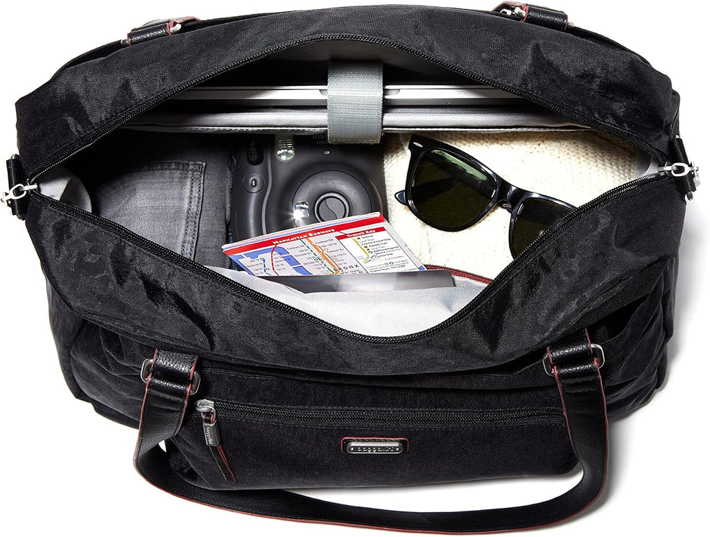Baggallini Overnight Expandable Laptop Tote with RFID Phone Wristlet