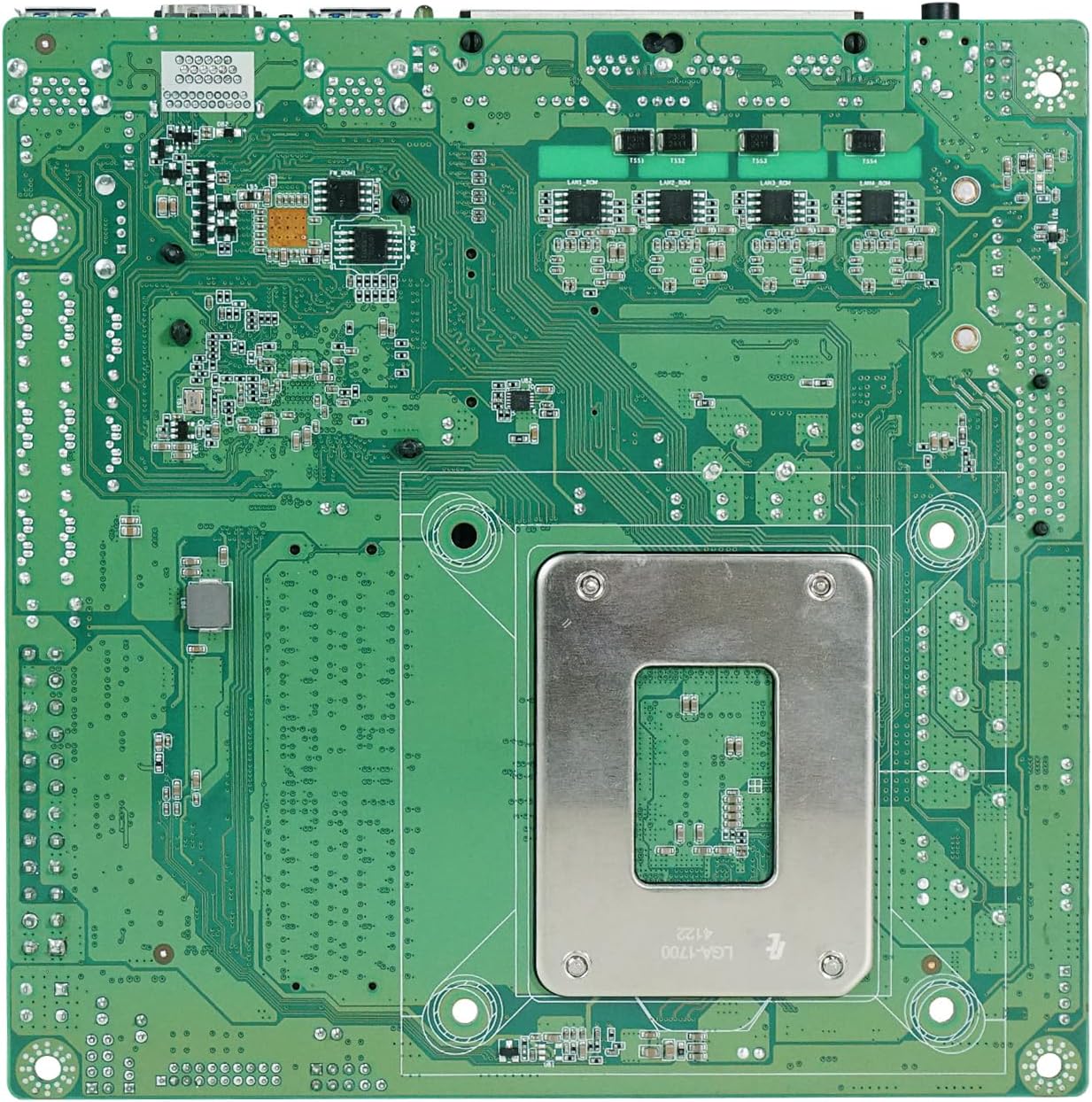 B760 NAS Motherboard is Suitable for Processor 12/13/14 Generation CPU |2X M.2 NVMe|8X SATA3.0|4X Intel 2.5G Network Port 17 * 17cm Soft Router ITX Mainboard