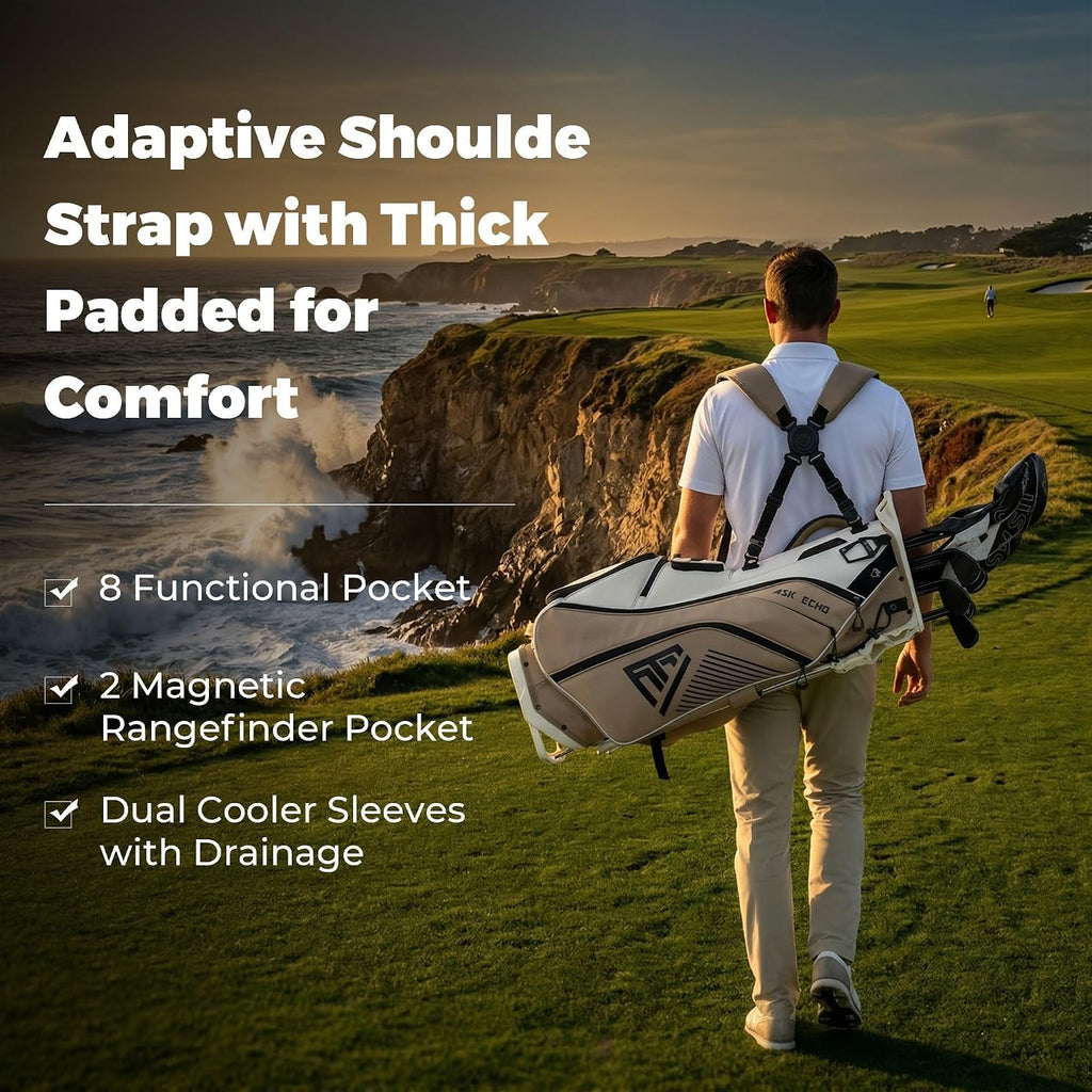 ASK ECHO Soundless 14-Way Hybrid Stand Bag for Men & Women
