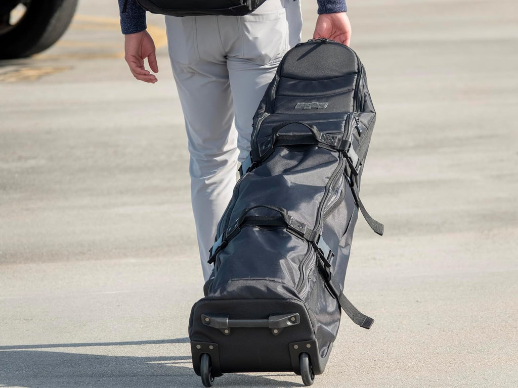 Bag Boy ZTF Golf Travel Cover for Airlines, Expandable Body, Padded Top, Internal Compression Strap, Lockable Full Wrap-Around Zipper