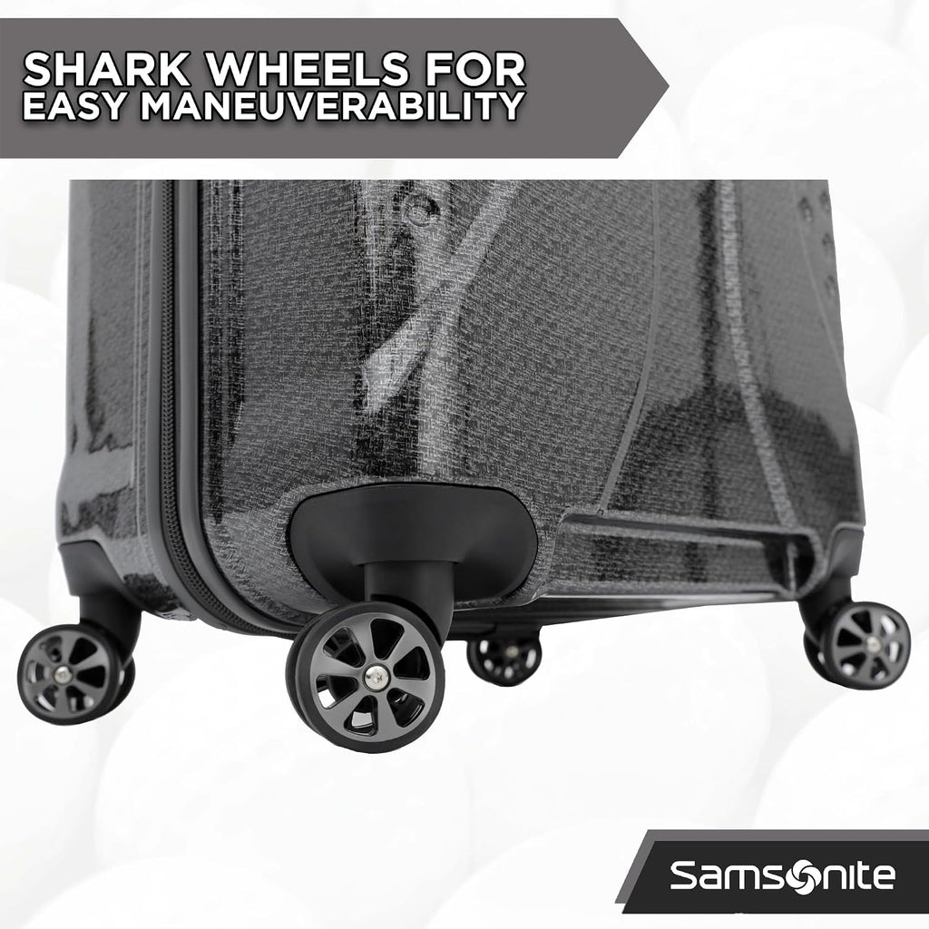 Samsonite Tour Premier Golf Hard Case Golf Travel Bag, Lightweight & Durable ABS Shell, 360 Degree Multi-Directional 'Shark Wheels'